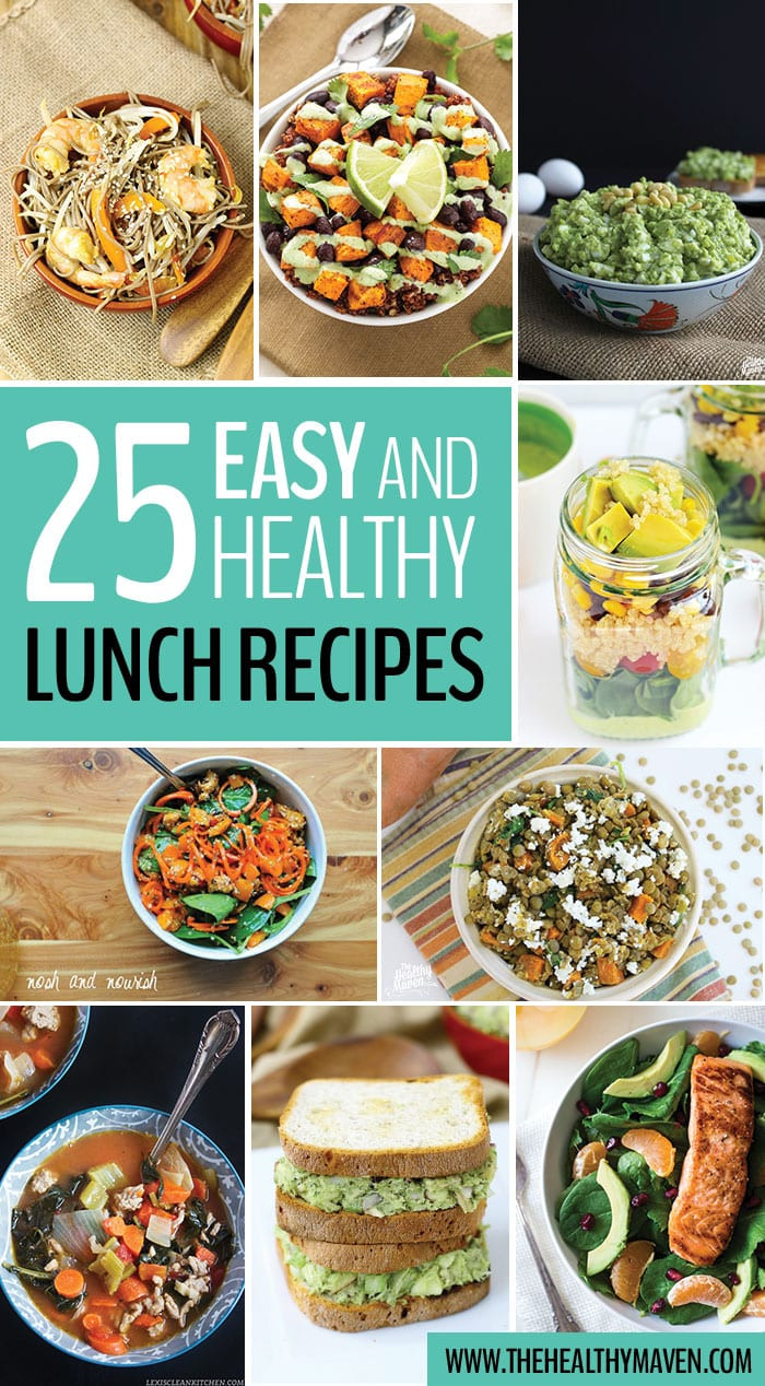 Easy And Healthy Lunches
 25 Easy and Healthy Lunch Recipes