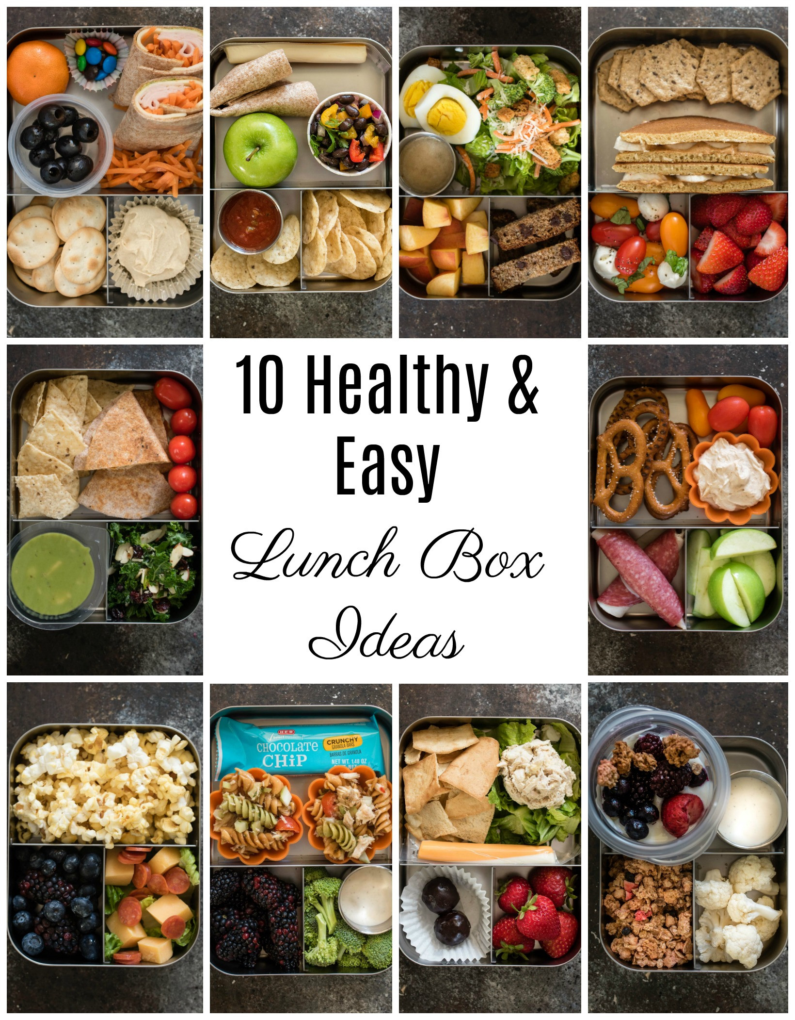 Easy And Healthy Lunches
 10 Healthy Lunch Box Ideas