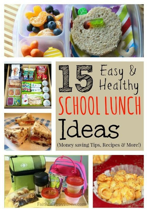 Easy And Healthy School Lunches
 948 best images about Kids Meal Ideas on Pinterest