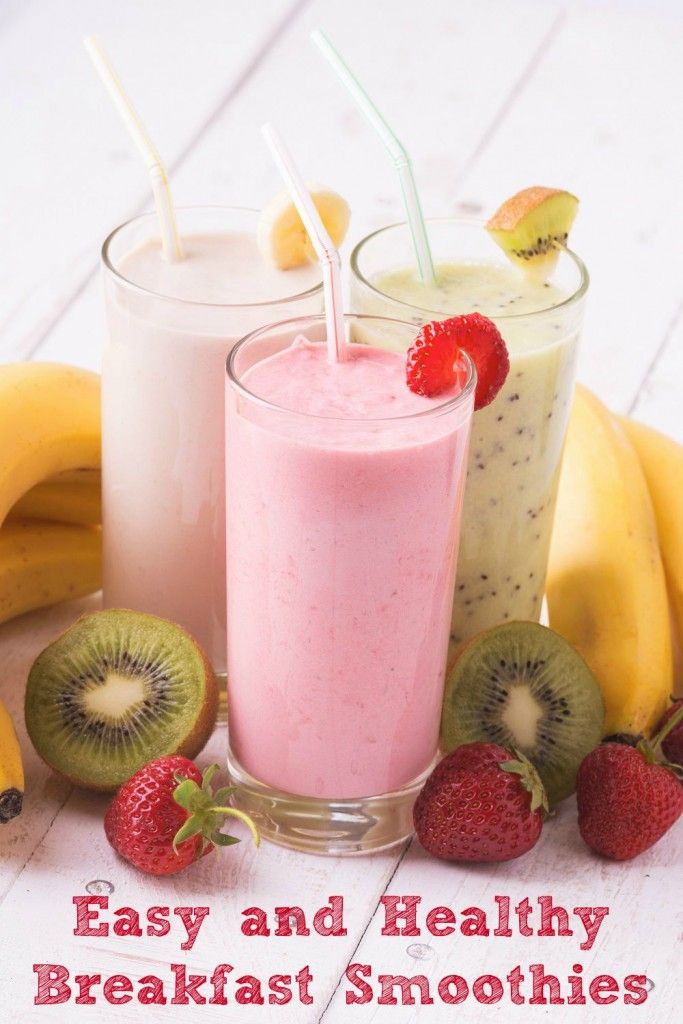 Easy And Healthy Smoothie Recipes
 Easy and Healthy Breakfast Smoothies