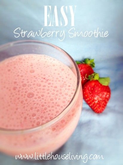 Easy And Healthy Smoothies
 Strawberry smoothie recipes Smoothies and Vanilla on
