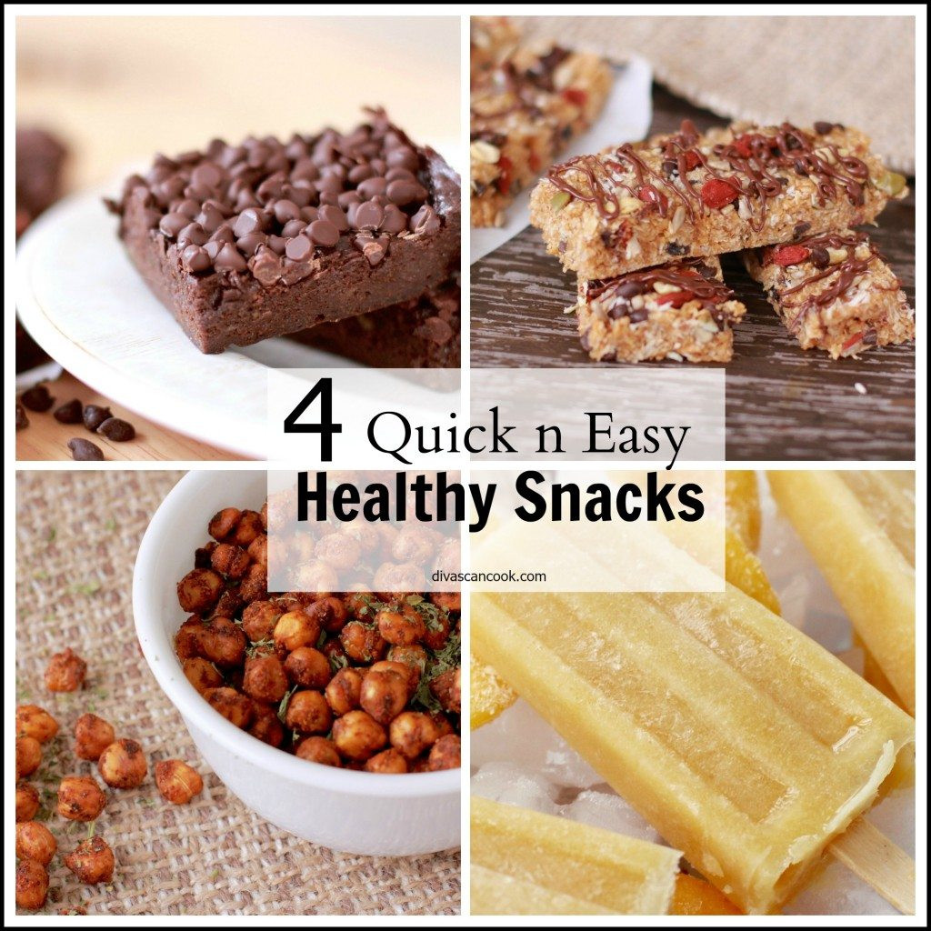 Easy And Healthy Snacks
 Healthy Quick Snack Ideas