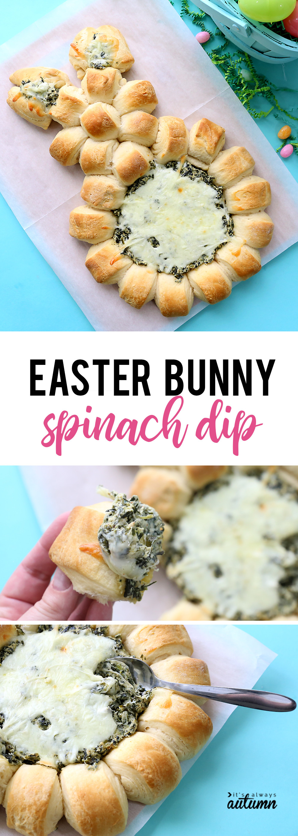 Easy Appetizers For Easter
 Easter bunny spinach dip easy Easter appetizer It s