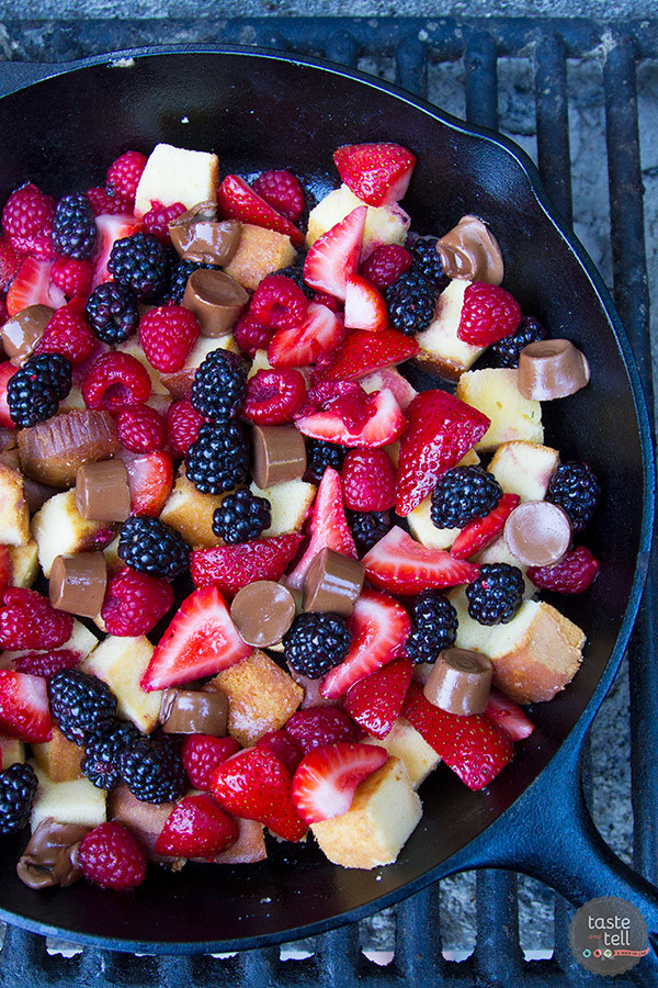 Easy Camping Desserts the top 20 Ideas About Pound Cake and Berry Campfire Skillet Dessert Taste and Tell