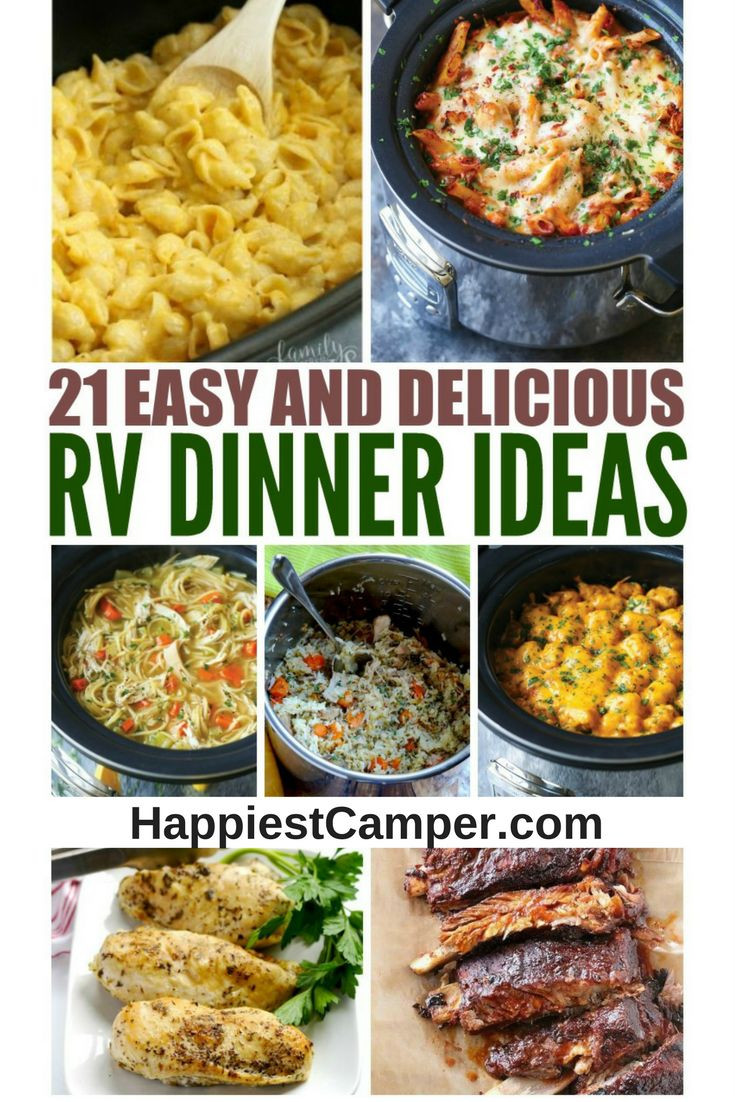 Easy Camping Dinner Ideas
 21 Easy and Delicious RV Dinner Ideas