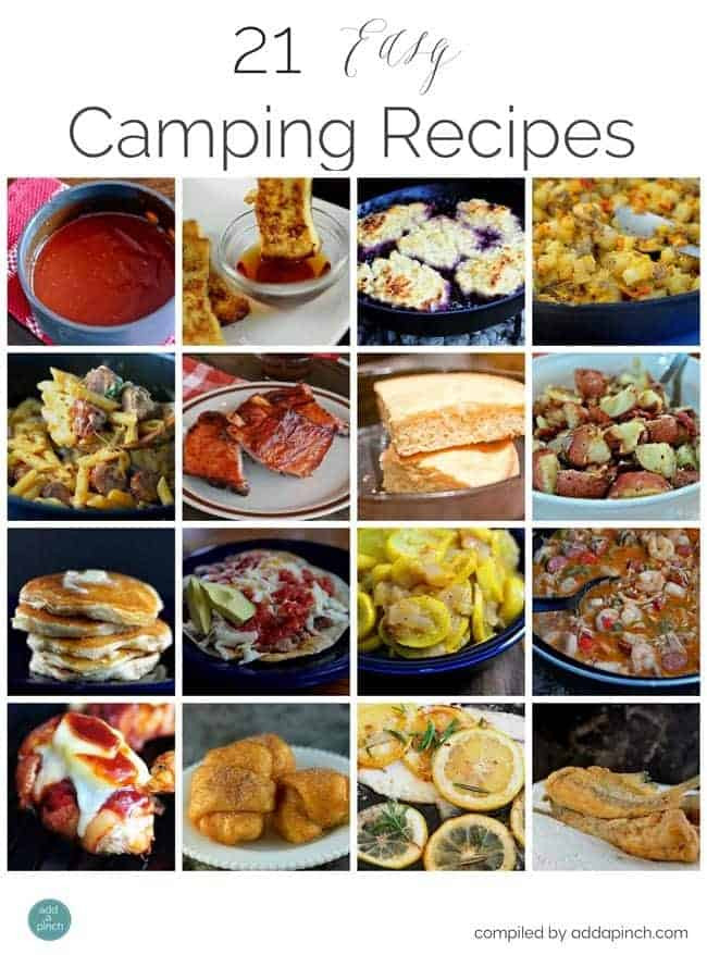 Easy Camping Dinner Ideas
 21 Easy Camping Recipes Add a Pinch