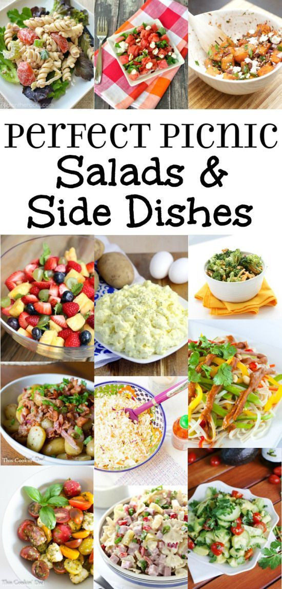 Easy Camping Side Dishes
 Picnic Side Dishes Recipes Pasta Salad Potato Salad