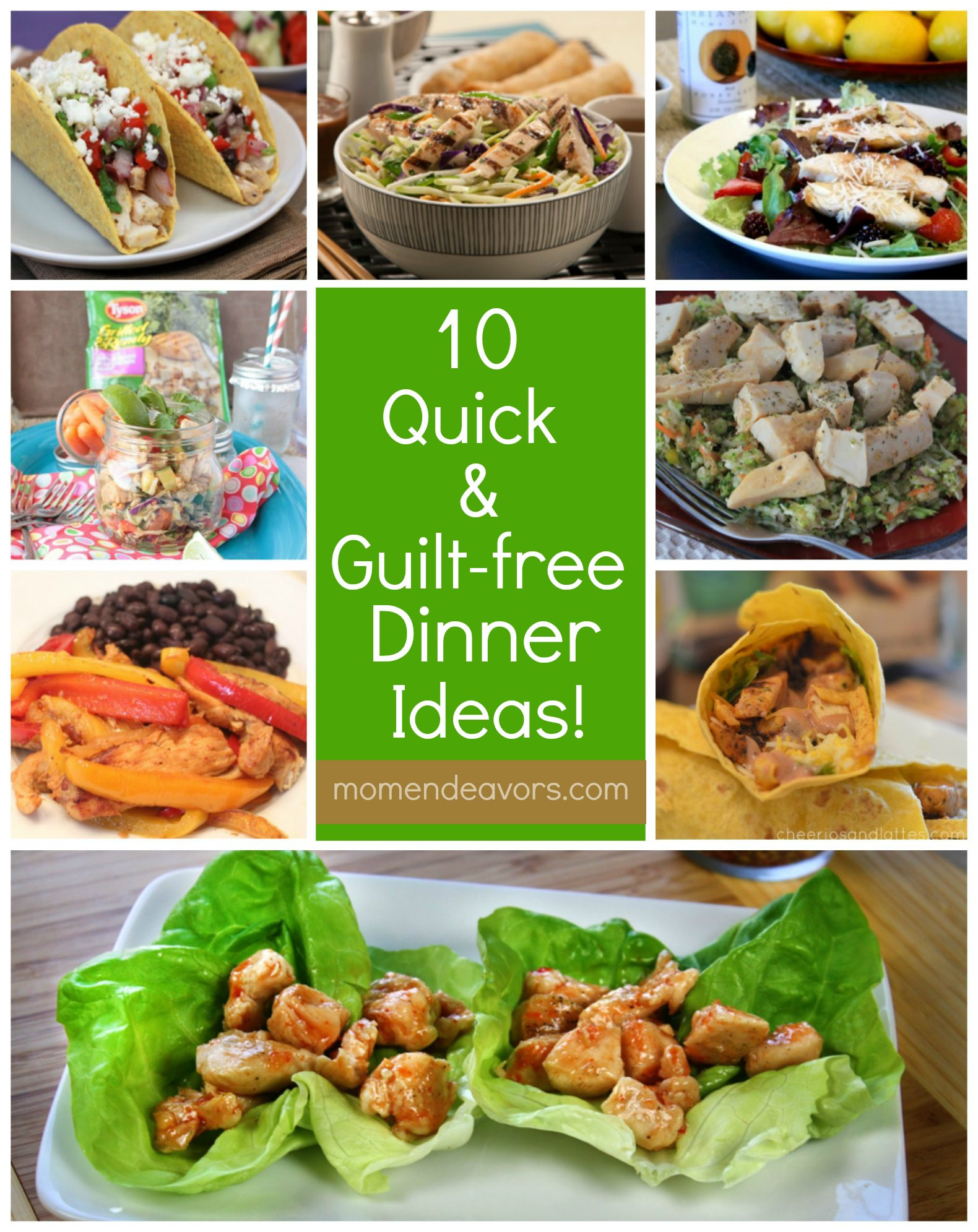 Easy Dinner Ideas Healthy
 Ad Sweet ‘n Spicy Chicken Lettuce Cups JustAddThis
