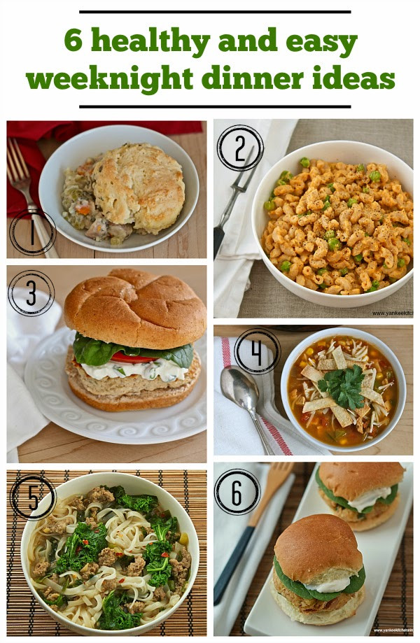 Easy Dinner Ideas Healthy
 Healthy and easy weeknight dinner ideas