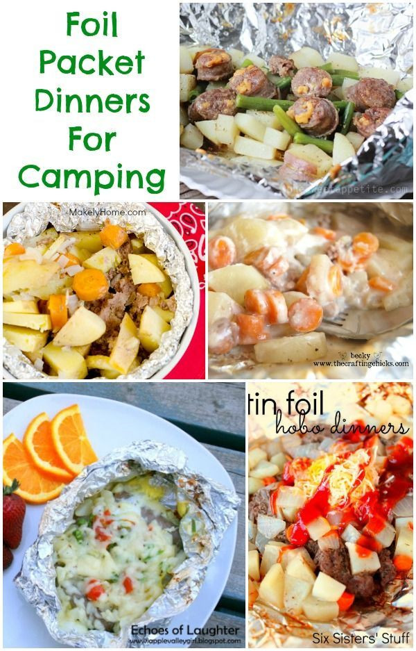 Easy Dinners For Camping
 Foil Packet Recipes Collection Camping Food