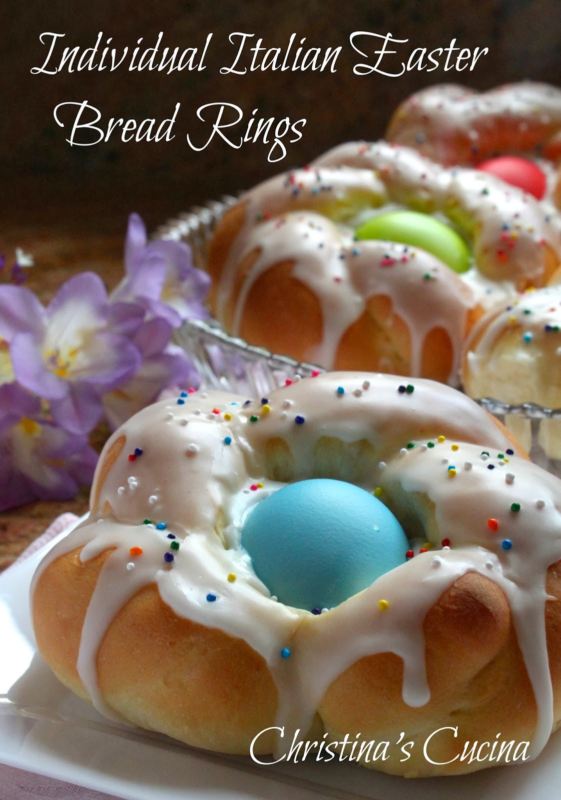 Easy Easter Bread Recipe
 Individual Italian Easter Bread Rings…Easy Step by Step