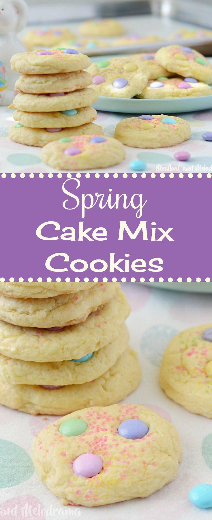 Easy Easter Desserts For Kids
 Easy Spring Cake Mix Cookies are soft chewy and made with