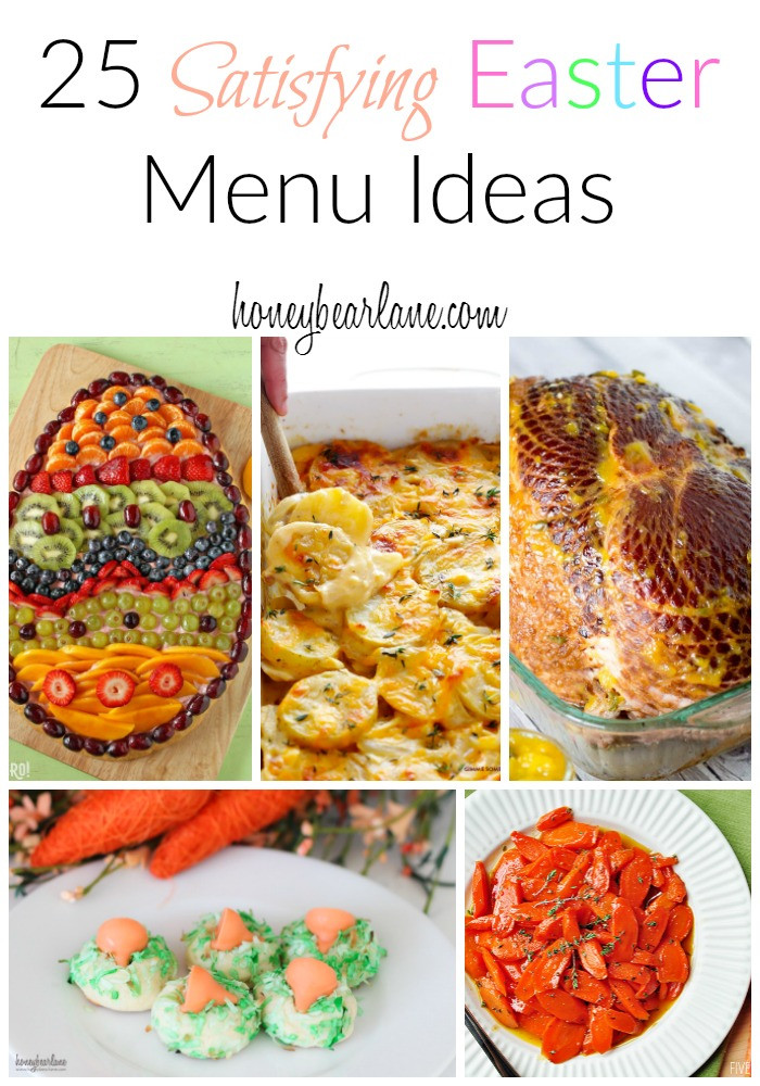 Easy Easter Dinner Menu
 25 Satisfying Easter Menu Ideas HoneyBear Lane