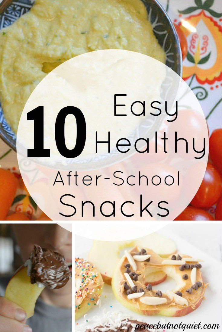 Easy Healthy Afterschool Snacks
 10 Easy After School Snacks