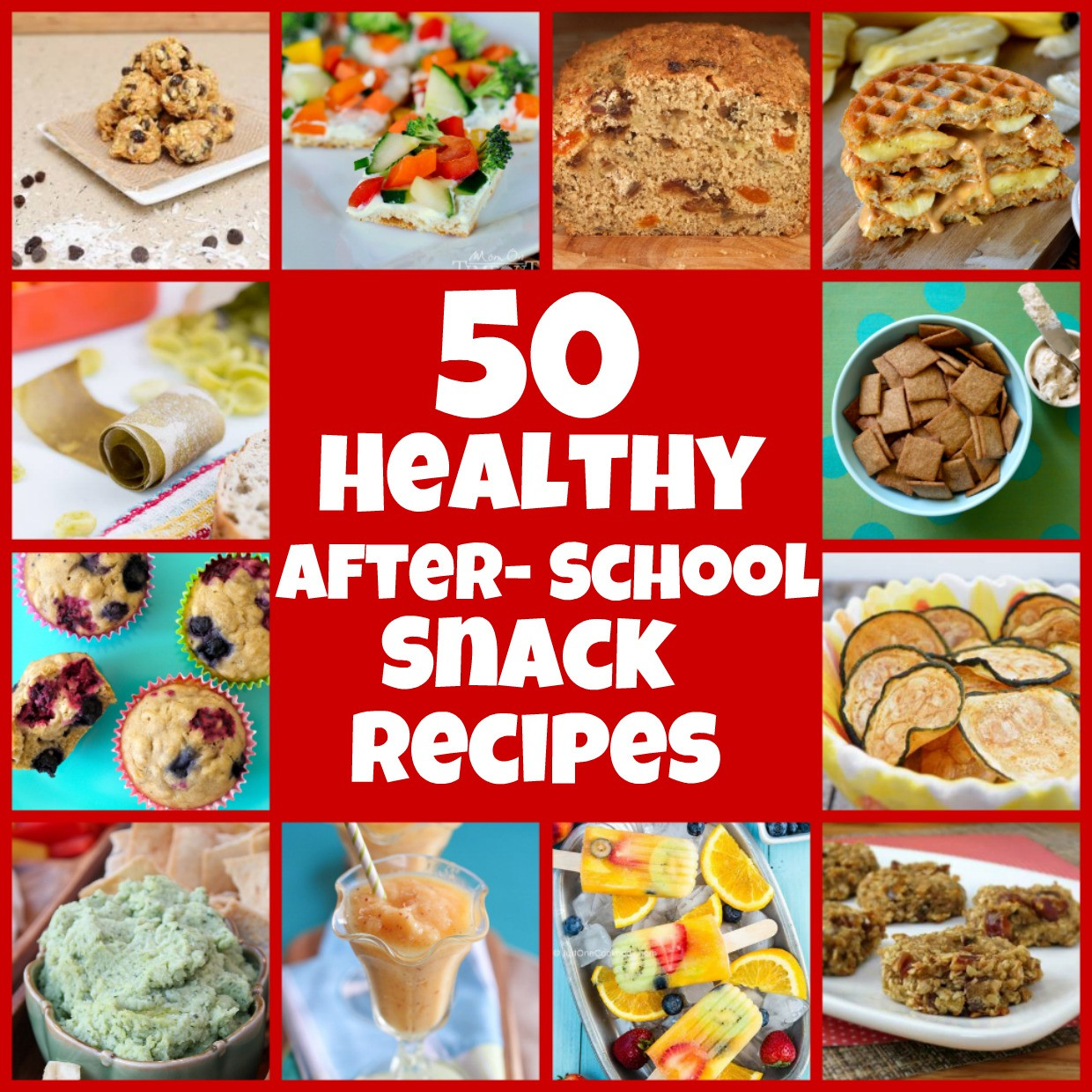 Easy Healthy Afterschool Snacks
 healthy snacks for kids at school