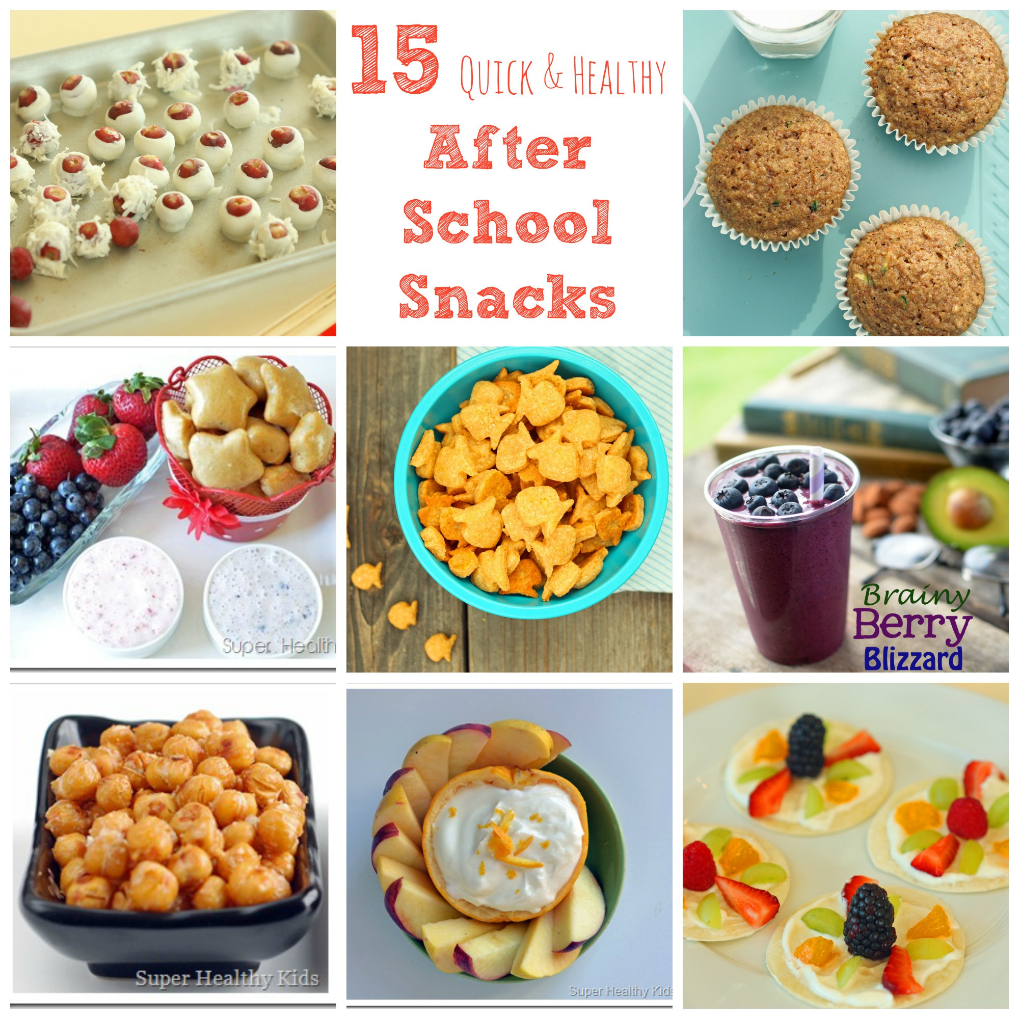 Easy Healthy Afterschool Snacks
 The answer for the after school hunger without