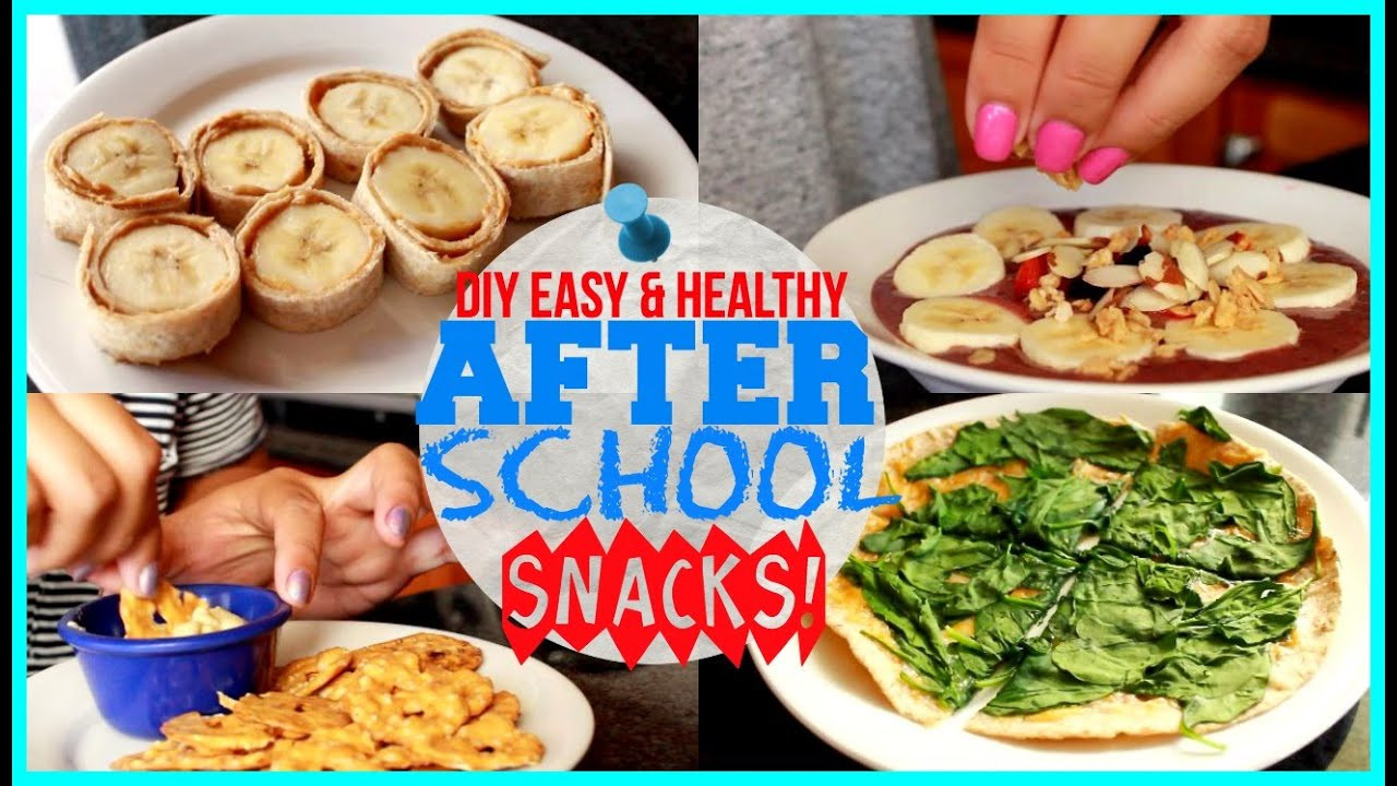 Easy Healthy Afterschool Snacks
 DIY HEALTHY & EASY AFTER SCHOOL SNACKS