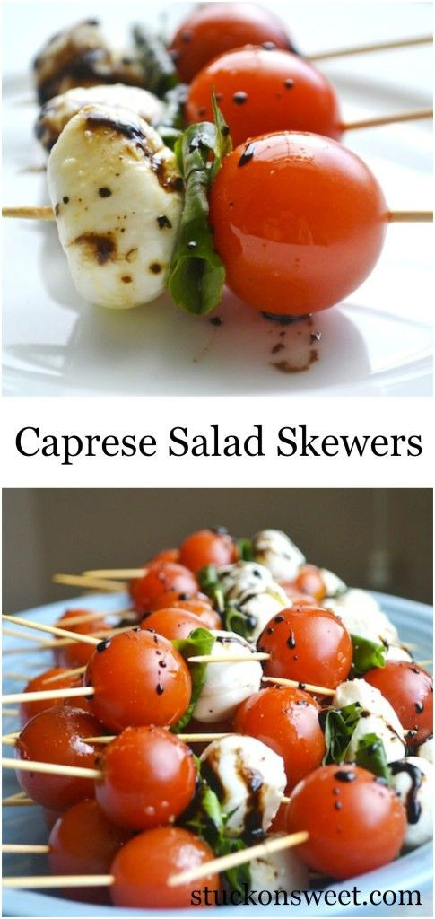 Easy Healthy Appetizers Finger Foods
 25 best ideas about Caprese Skewers on Pinterest