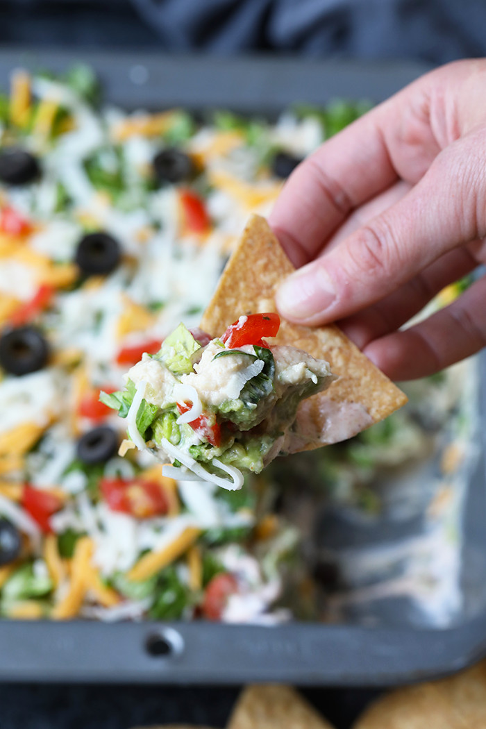 Easy Healthy Appetizers
 Healthy 7 Layer Greek Yogurt Taco Dip Easy Appetizer Idea