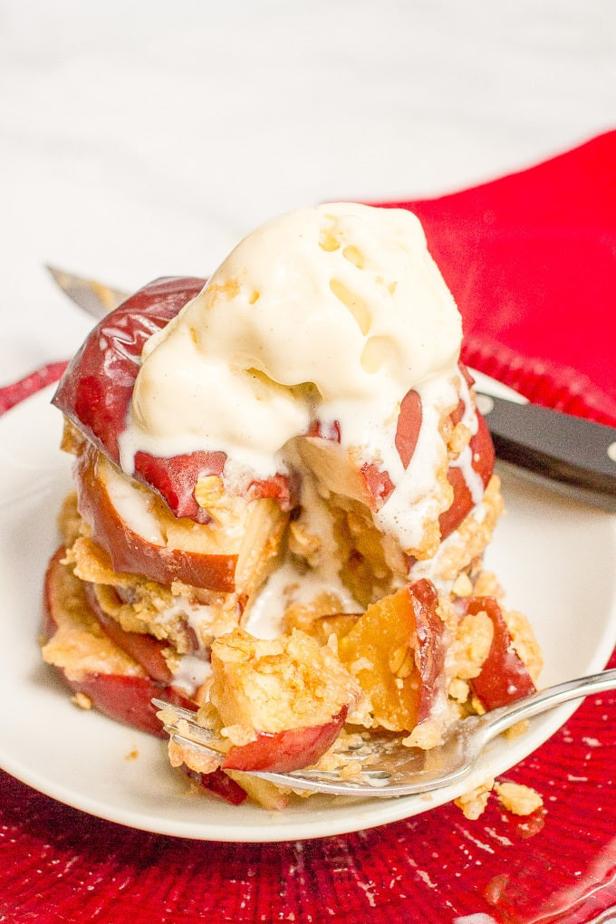 Easy Healthy Apple Desserts
 Easy healthy apple crisp stacks Family Food on the Table