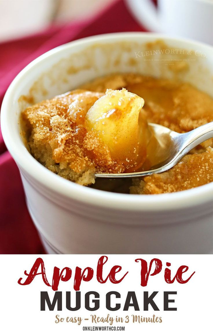 Easy Healthy Apple Desserts
 Best 25 Easy mug cake ideas on Pinterest