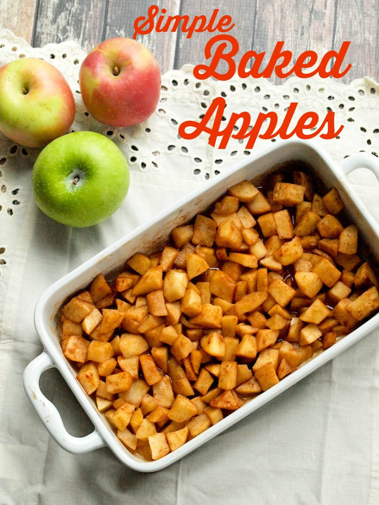 Easy Healthy Apple Recipes
 simple baked apples