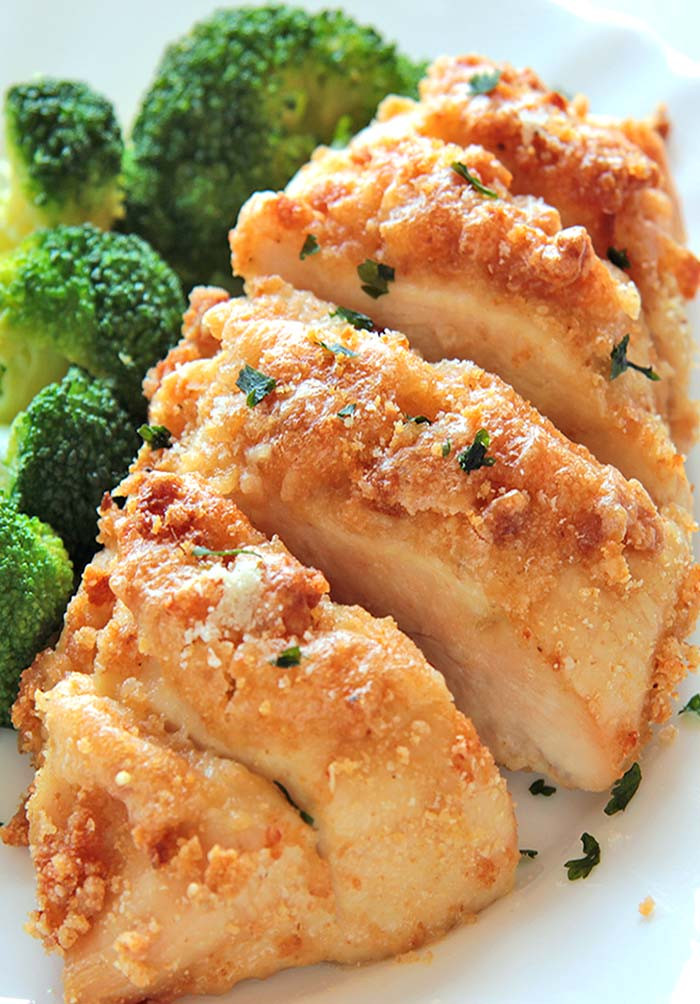 Easy Healthy Baked Chicken Recipes
 Baked Garlic Parmesan Chicken Cakescottage
