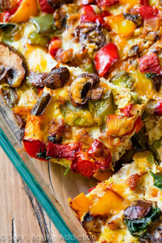 Easy Healthy Breakfast Casseroles
 Easy Make Ahead Breakfast Casserole Sallys Baking Addiction