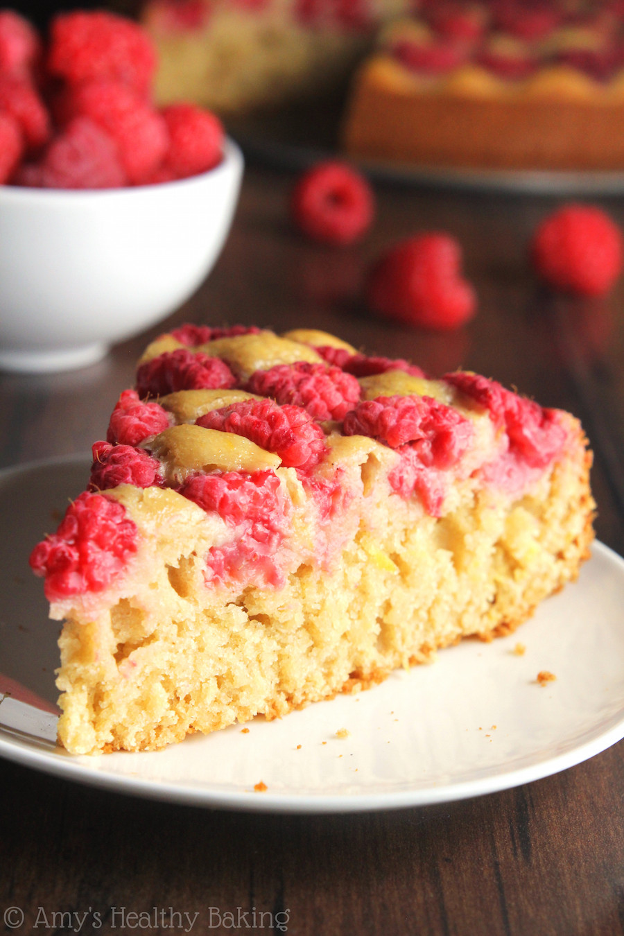 Easy Healthy Cake Recipes
 Simple Raspberry Lemon Cake