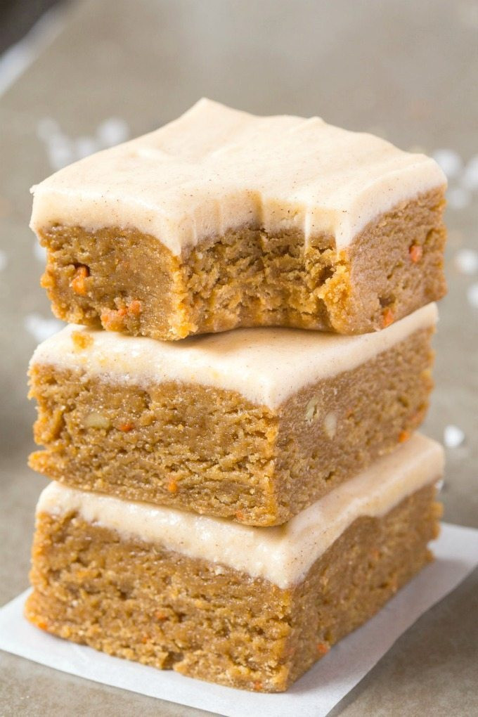 Easy Healthy Carrot Cake
 Healthy No Bake Carrot Cake Breakfast Bars