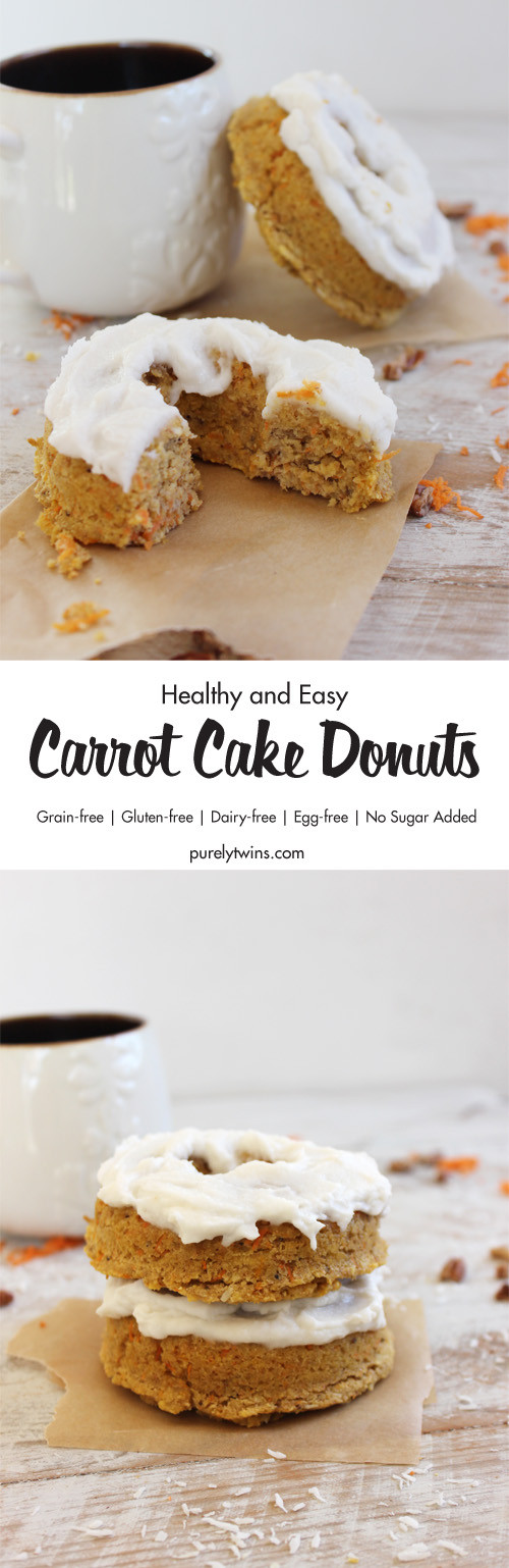 Easy Healthy Carrot Cake Recipe
 Carrot cake baked donuts Paleo Vegan