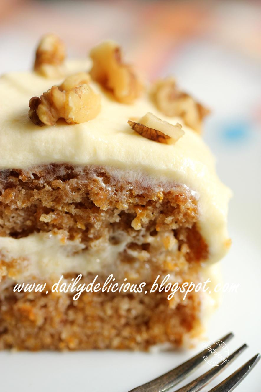 Easy Healthy Carrot Cake Recipe
 dailydelicious Carrot Cake Easy lazy cake