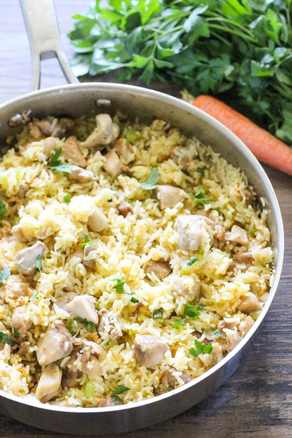 Easy Healthy Chicken Dinner Recipe
 e Pot Creamy Chicken and Rice I Heart Nap Time