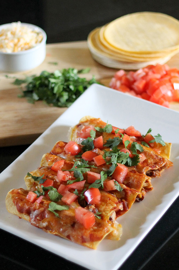 Easy Healthy Chicken Enchiladas
 Quick and Healthy Chicken Enchiladas Recipe Home Cooking