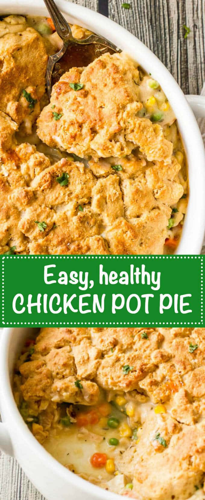 Easy Healthy Chicken Pot Pie
 Easy healthy chicken pot pie with biscuit top Family