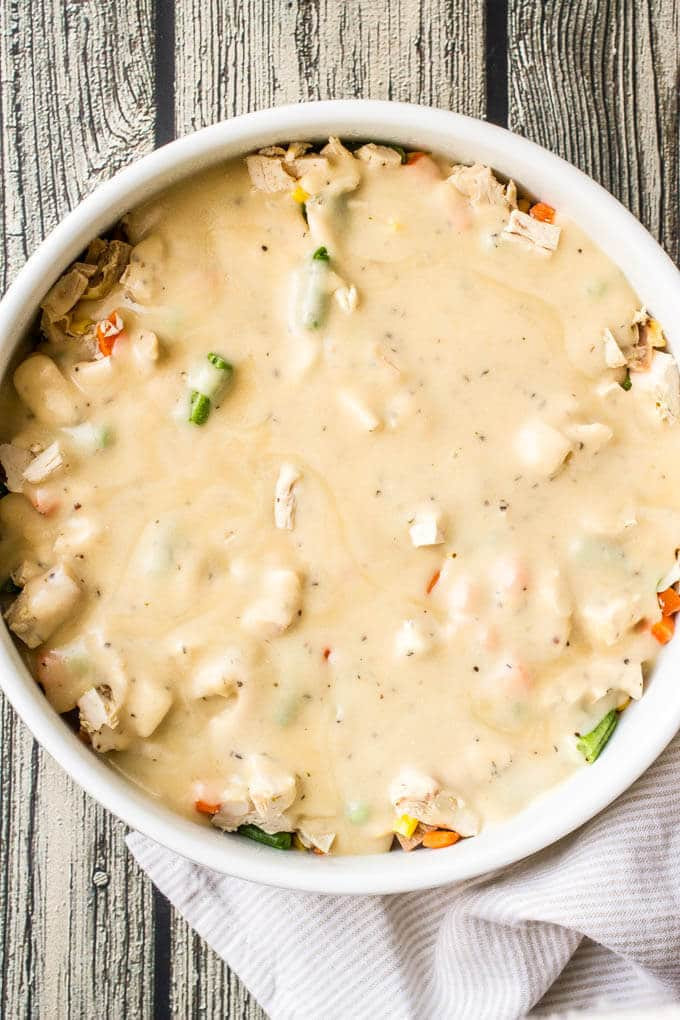 Easy Healthy Chicken Pot Pie
 Easy healthy chicken pot pie with biscuit top Family