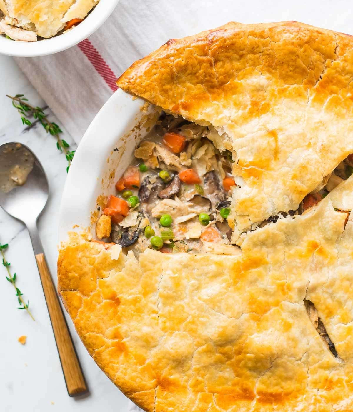 Easy Healthy Chicken Pot Pie
 Healthy Chicken Pot Pie