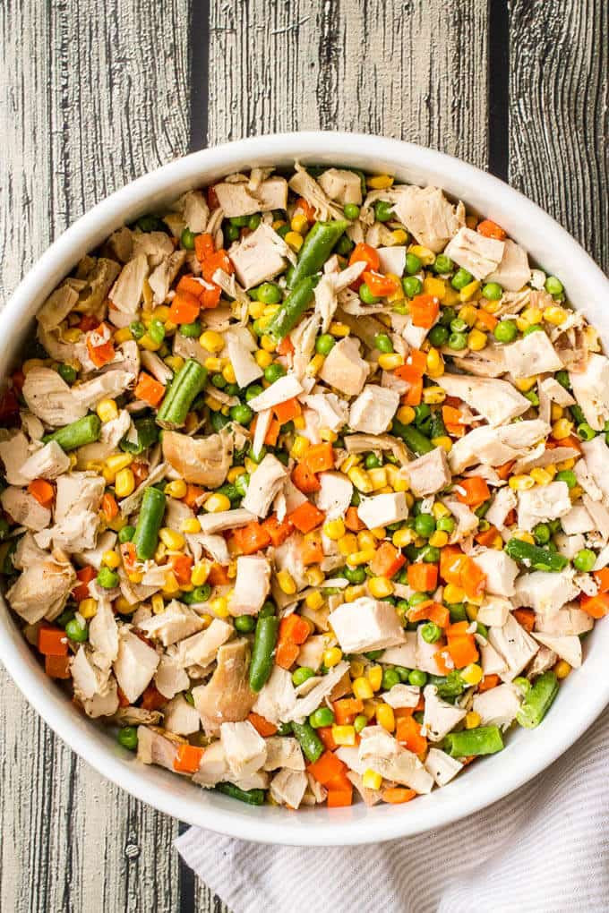 Easy Healthy Chicken Pot Pie
 Easy healthy chicken pot pie with biscuit top Family
