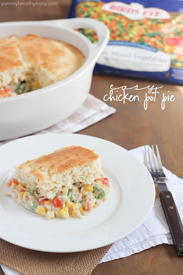 Easy Healthy Chicken Pot Pie
 easy healthy chicken pot pie