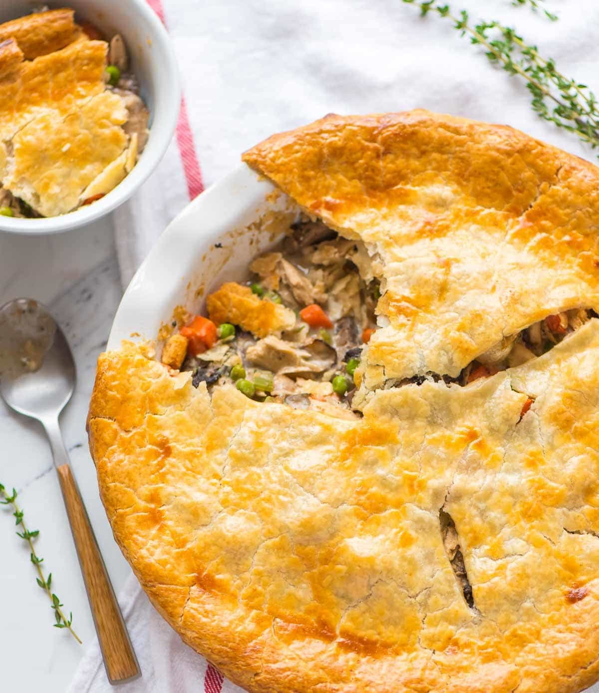 Easy Healthy Chicken Pot Pie
 Healthy Chicken Pot Pie