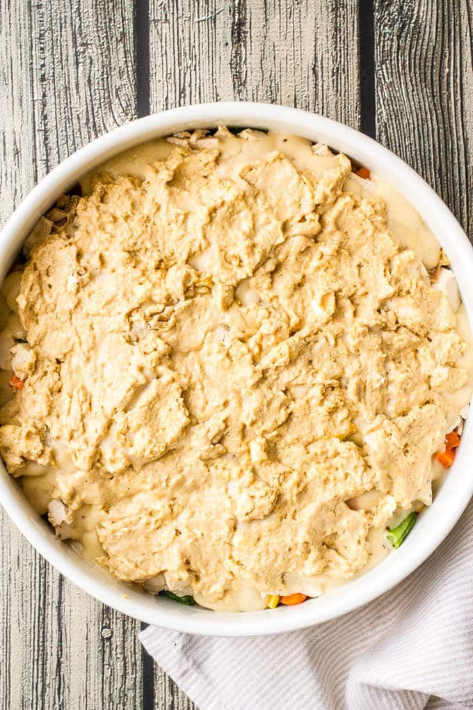 Easy Healthy Chicken Pot Pie
 Easy healthy chicken pot pie with biscuit top Family