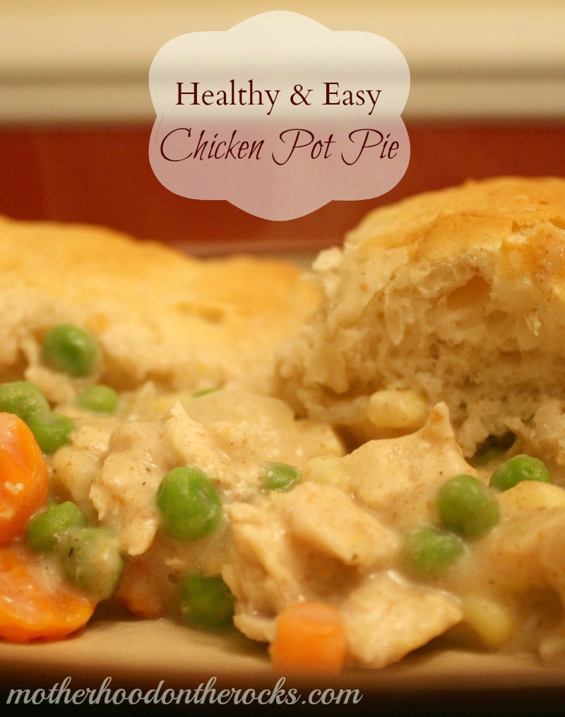 Easy Healthy Chicken Pot Pie the top 20 Ideas About Healthy &amp; Easy Chicken Pot Pie Recipe Motherhood On the