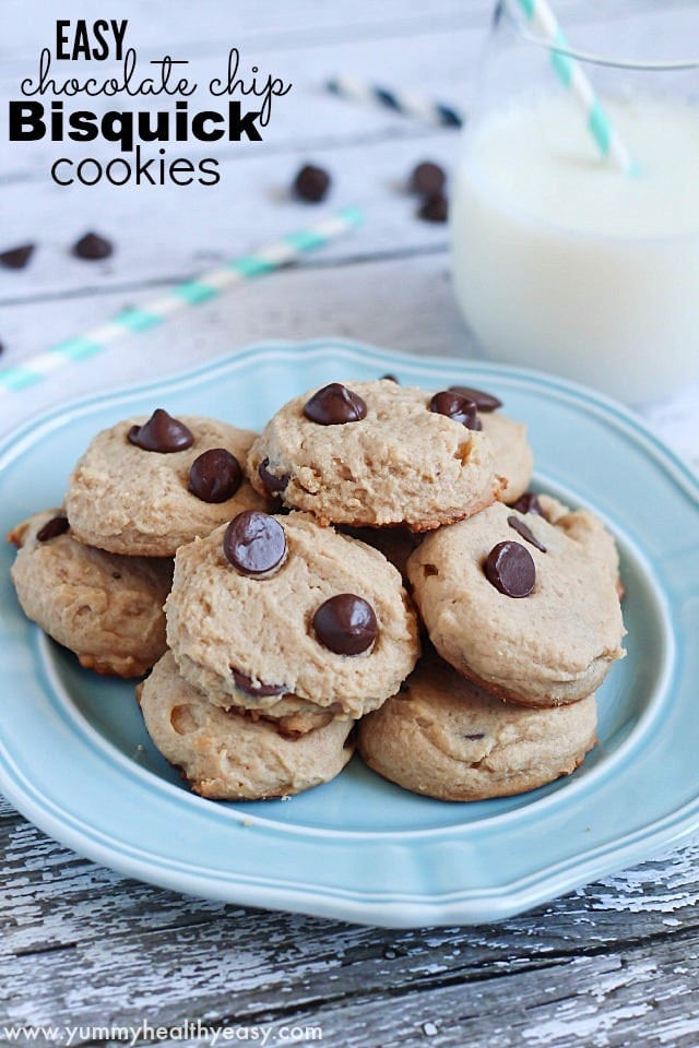 Easy Healthy Chocolate Chip Cookies
 Easy Chocolate Chip Bisquick Cookies Yummy Healthy Easy