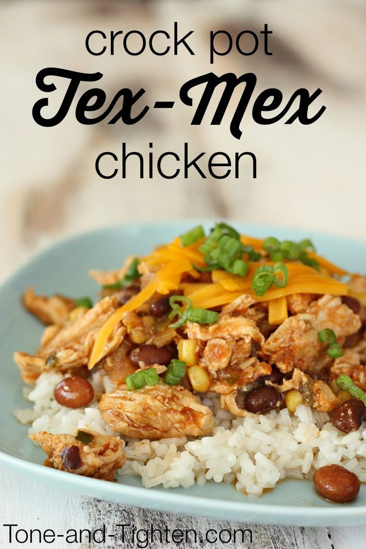 Easy Healthy Crockpot Dinners
 Healthy Crock Pot Tex Mex Chicken on Tone and Tighten