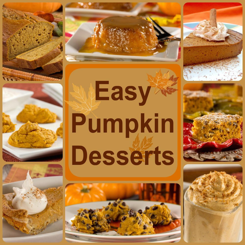 Easy Healthy Desserts Recipes
 Healthy Pumpkin Recipes 8 Easy Pumpkin Desserts