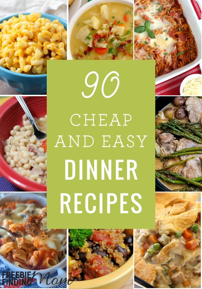Easy Healthy Dinner Recipes For Family
 90 Cheap Quick Easy Dinner Recipes