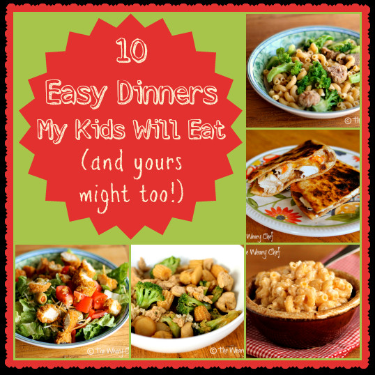 Easy Healthy Dinner Recipes Kid Friendly
 Ten Kid Friendly Dinners My Boys Will Eat and your kids