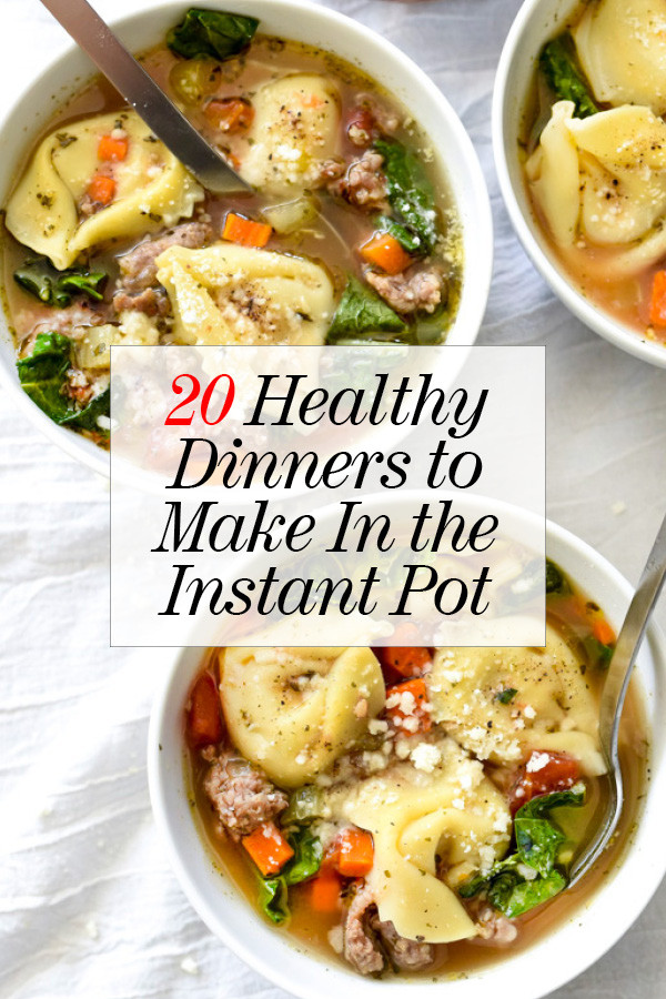 Easy Healthy Dinners To Make
 20 Healthy Dinners to Make In the Instant Pot