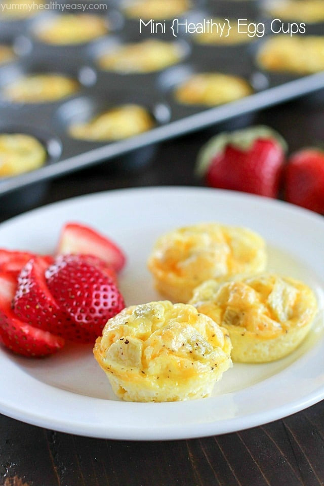 Easy Healthy Egg Breakfast
 Mini Egg Cups A Healthy Make Ahead Breakfast Yummy