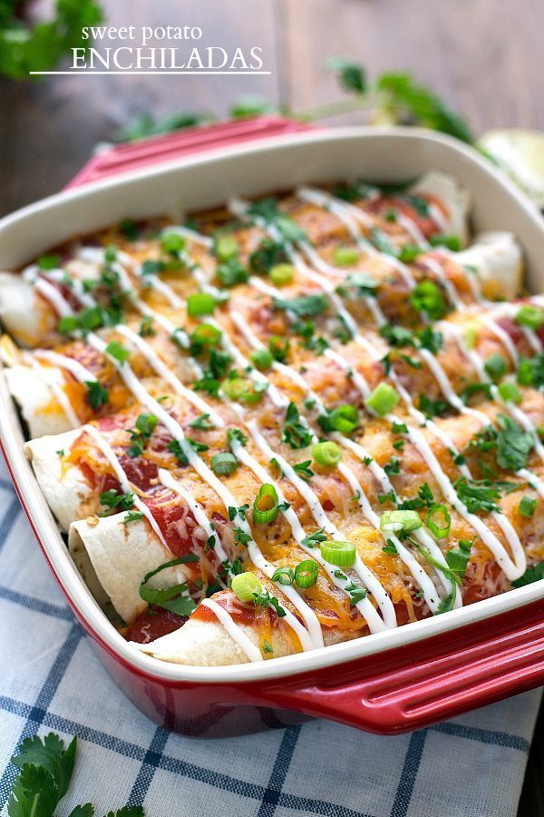 Easy Healthy Enchiladas
 Sweet Potato Enchiladas Chelsea s Messy Apron